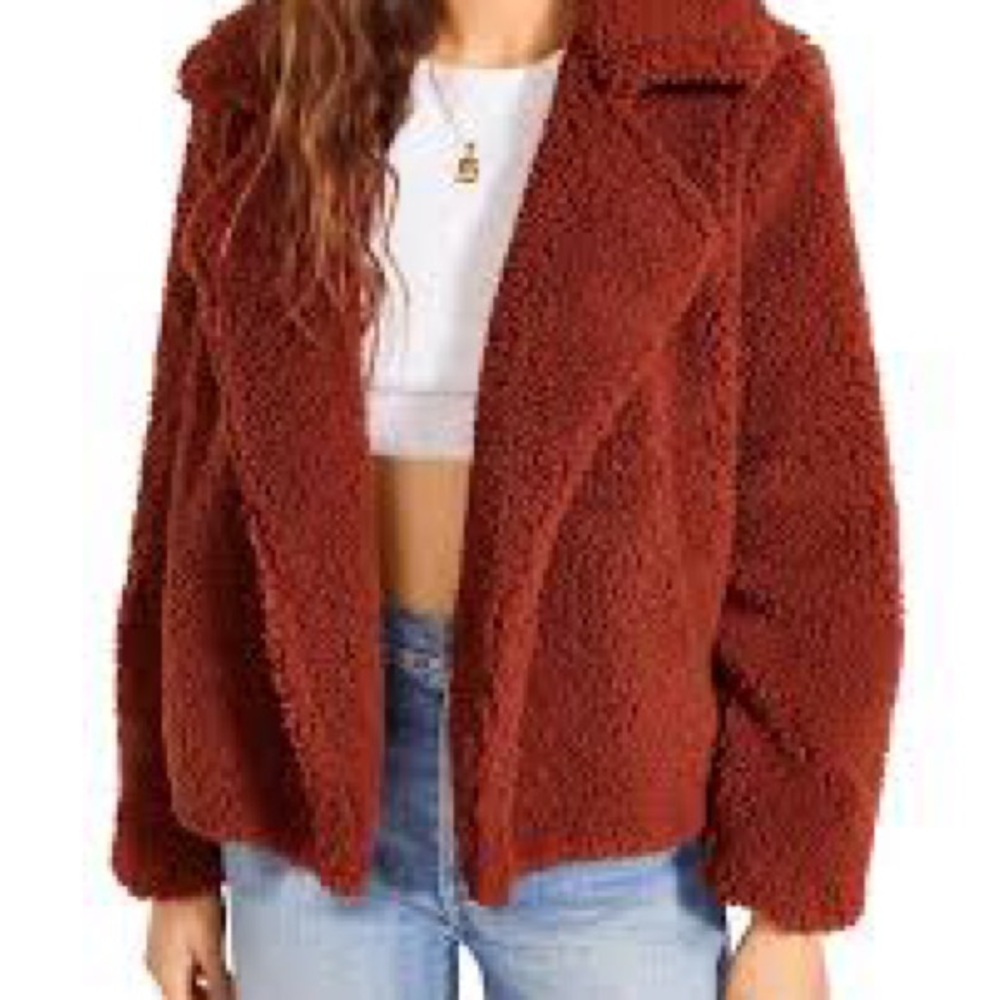 BB Dakota Rust Teddy Jacket
